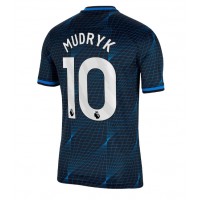 Camisa de Futebol Chelsea Mykhailo Mudryk #10 Equipamento Secundário 2023-24 Manga Curta
